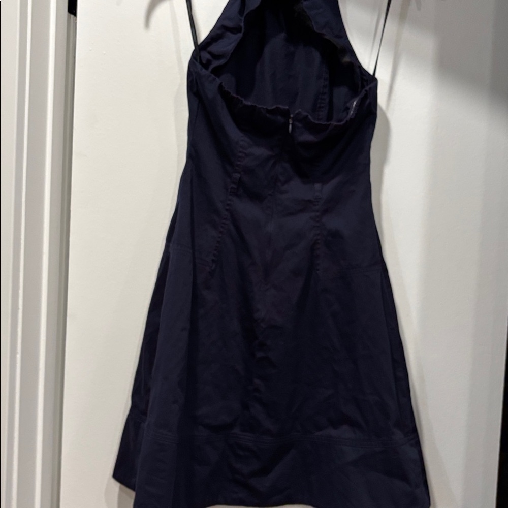 Ready for spring in this Calvin Klein Navy Backless Dress - Picture 3 of 4